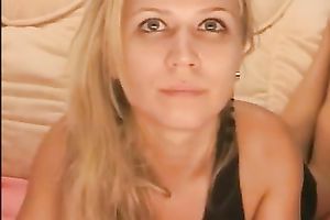 Fantastic blond legal age teenager doesn't even need to striptease to turn me on