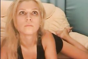 Fantastic blond legal age teenager doesn't even need to striptease to turn me on