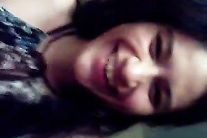 Petite Mexican sweetheart lets me in betwixt her legs lastly