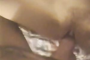 Homemade sex tape with me getting drilled in the missionary pose