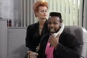 Hot inaterracial retro porn with dark cocky buddy