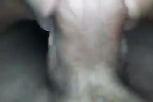 Filthy mommy riding hard knob in reverse cowgirl position