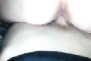 Filthy mommy riding hard knob in reverse cowgirl position
