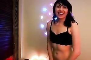 Two non-professional white college women undressing in front of cam