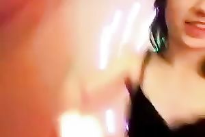 Two non-professional white college women undressing in front of cam