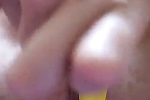 Amateur cutie of my ally flashed her soaking lovely bawdy cleft teased with toy