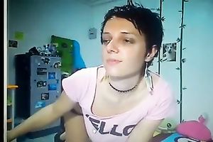 Cute white sexy webcam Married slut flashes her pussy closeup