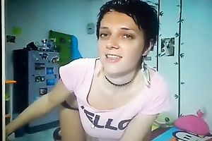 Cute white sexy webcam Married slut flashes her pussy closeup