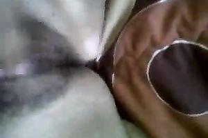 Lusty pale slut naked and teased her own shaggy bawdy cleft for some pleasure