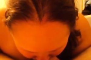 Chubby disgusting fatso of my buddy gives him a quite great BJ