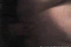 Beautiful brunette hair honey from Serbia receives facial on POV