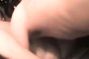 My ally greedily licked soaked shaved twat of his nice-looking girlfriend