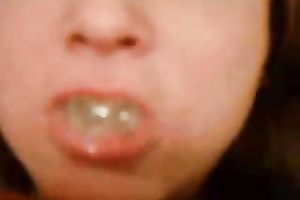 Mouthful for my beautiful fat grenn eyed resigned white women