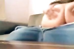 My charming and wicked brunette hair GF rides my hard cock like a real cowgirl