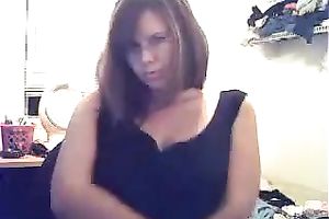 Chunky legal age teenager nerdy amateur wife truly has fantastic boobies
