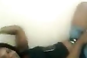 Hilarious unshaved dark nympho was posing and engulfing jock as well