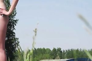 Spying on hot cuties in Croatia and filming their asses