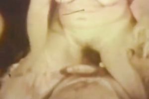 A large dick of this slender stud for hawt vintage brunette hair