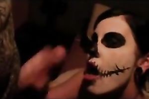 Scull faced wench gives me the hottest blowjob of my life