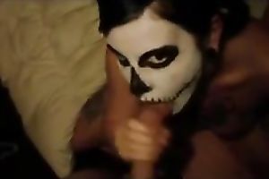 Scull faced wench gives me the hottest blowjob of my life