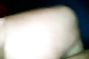 Horny ex GF sucks my weenie and takes it in her non-shaved muff