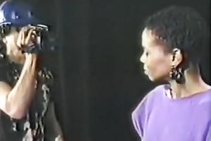 Chocolate honey loved to engulf her friend's big and corpulent cock