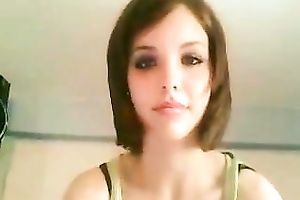 I rub my pink cookie with my fragile fingers and moan with enjoyment