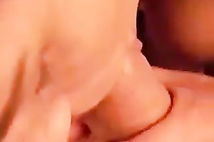 Splendid horny white wife engulfing hard pecker balls unfathomable in POV episode