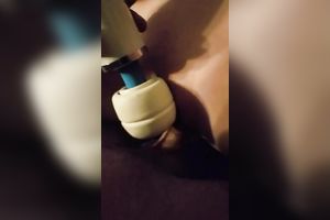 Wife has vibrator fun with magic wand
