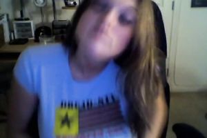 Sensational white college dirty slut wife shows off her large natural melons