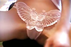 Damn this horny honey is way likewise concupiscent that that babe jumps on her bf