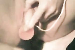 Mature woman pushing her bawdy cleft and tight anal opening with sex toys