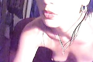 Kinky dilettante honey widens legs to tickle her wet crack for some agonorgasmos