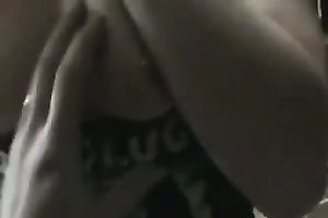 Smoking floozy gives deepthroat oral-stimulation in POV clip