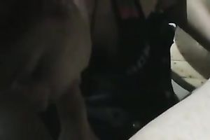 Smoking floozy gives deepthroat oral-stimulation in POV clip