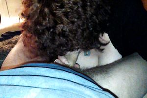 Trying to be quiet with cousin in the other room