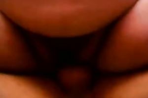 How a plump dark brown milf floozy can ride a cock on top