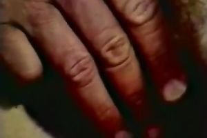 Kinky and hot golden-haired babe got her taut pussy finger fucked