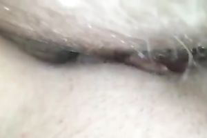My inflexible large dick goes in the cum-hole of my preggy girl