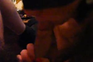 My breasty black cock sluts got so damn professional with cook jerking