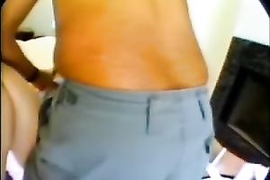 Chubby slut with big round wobblers acquires screwed in missionary position