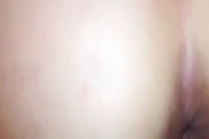 Pallid white wife with soaked wazoo was willing for my friend's cock penetration