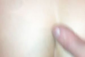 Pallid white wife with soaked wazoo was willing for my friend's cock penetration