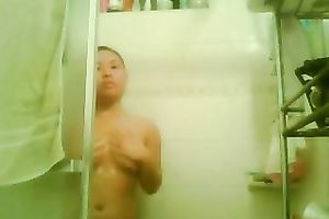 Slutty Asian brunette hair on livecam masturbating with a sex tool