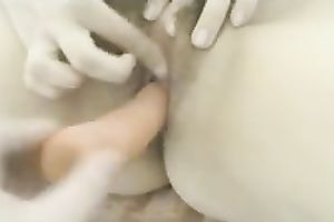 Tempting masturbation solo of my sexy bulky French MILF white bitch