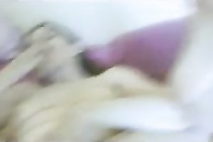 Tempting masturbation solo of my sexy bulky French MILF white bitch