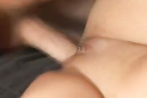 Busty and obese tattooed brunette hair receives gangbanged in various styles by perverted fellow
