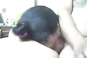 Busty Desi milf non-professional slutty wife shows her goodies and gives head