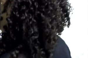 Skinny ebon housewife goes wild over her lover's 11 inch BBC