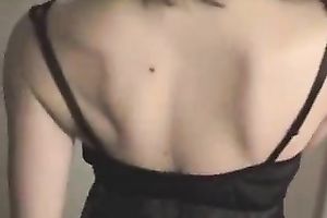 Sizzling girlie fingering and rubbing herself in dilettante solo movie